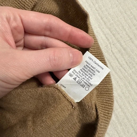 J. Crew V-Neck Cashmere Sweater - Picture 7 of 8